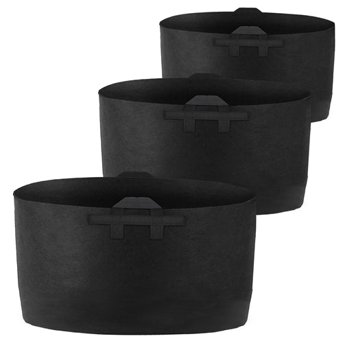 3 Pack Plant Grow Bags Potato Vegetable Planter Bags Breathable Planting Fabric Pots 10Gallons - Black by VYSN