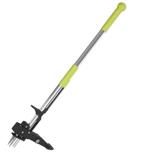 38.97in Aluminum Weed Puller Stand Up Weeder Without Bending Kneeling Manual Weed Remover Tool with 4 Claws for Lawn Yard Garden Patio - Green by VYSN