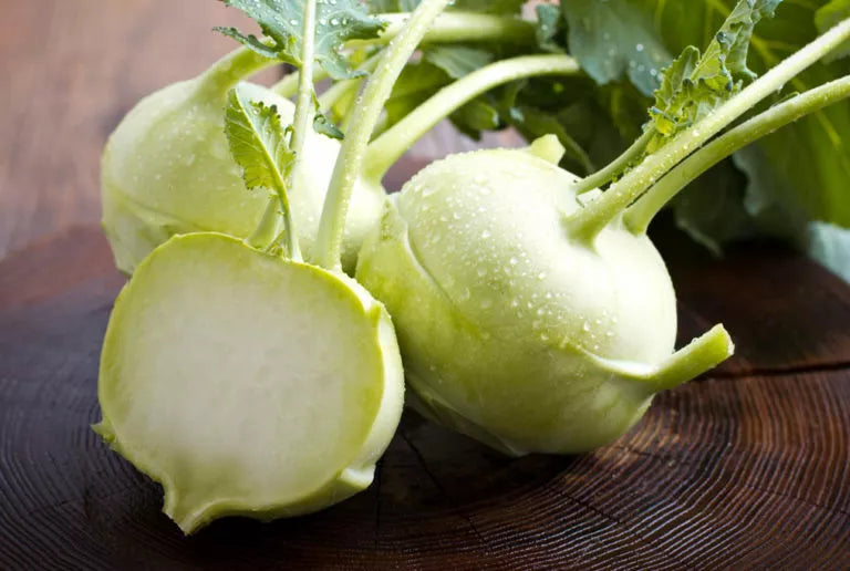 Early White Vienna Kohlrabi Seeds - NON-GMO, Various Sizes, Heirloom Vegetable Seeds, Brassica oleracea