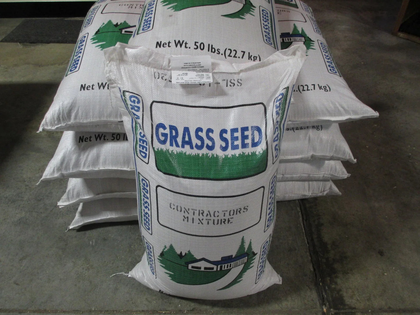 Contractor's Mix Grass Seed 5 lb Kentucky 31 Ryegrass Quick Germination Full Sun - Ideal for Lawns and Erosion Control