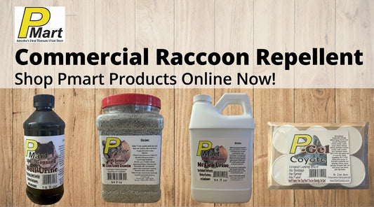 Commercial raccoon repellent