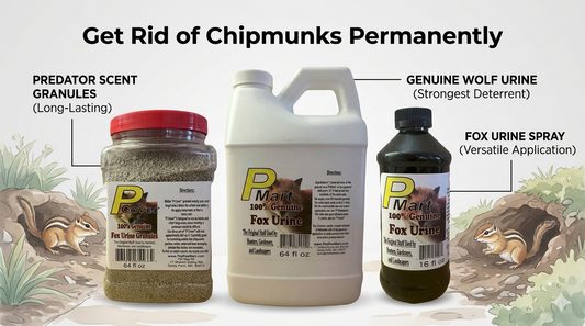 get rid of chipmunks permanently