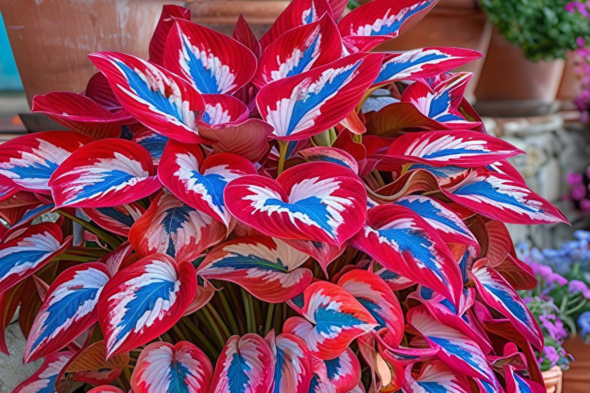 Hosta Seeds - 100 Rare White & Red Varieties with Blue Variations - Hosta spp. Perennial Plants for Gardens