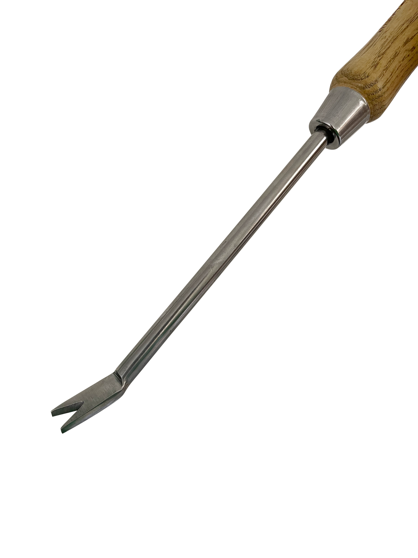 Stainless Steel Garden Dandelion Weeder (classic wood handle)