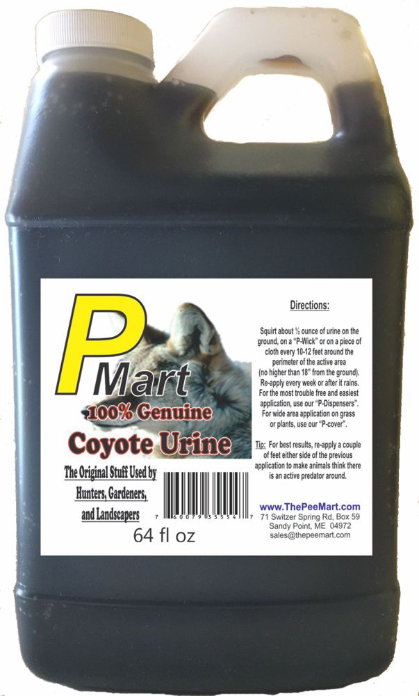 Coyote Urine 64 fl oz Bulk Filler!