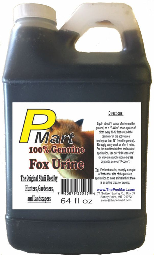 Fox Urine 64 oz Bulk Filler!