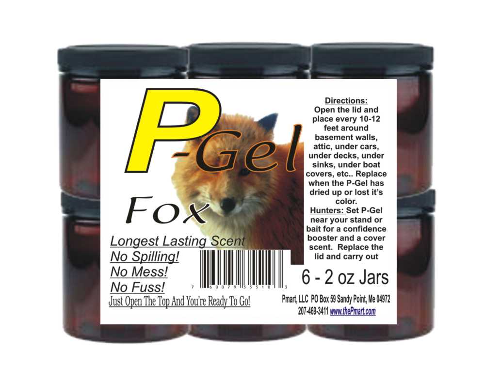 P- Gel Fox 6 Pack