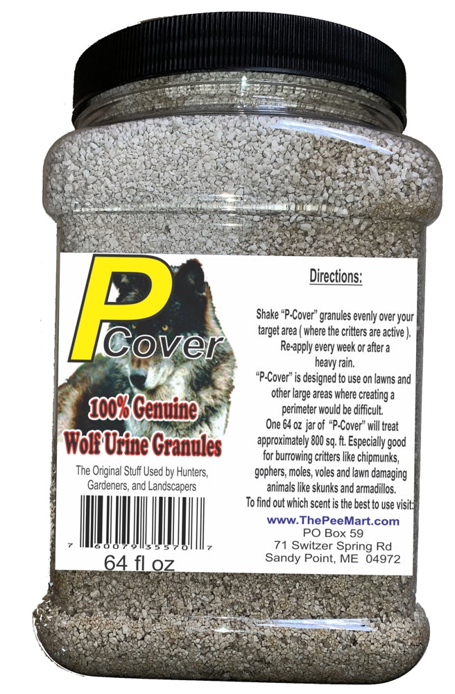 Wolf P-Cover Scent Granules Big 64 fl oz Size!