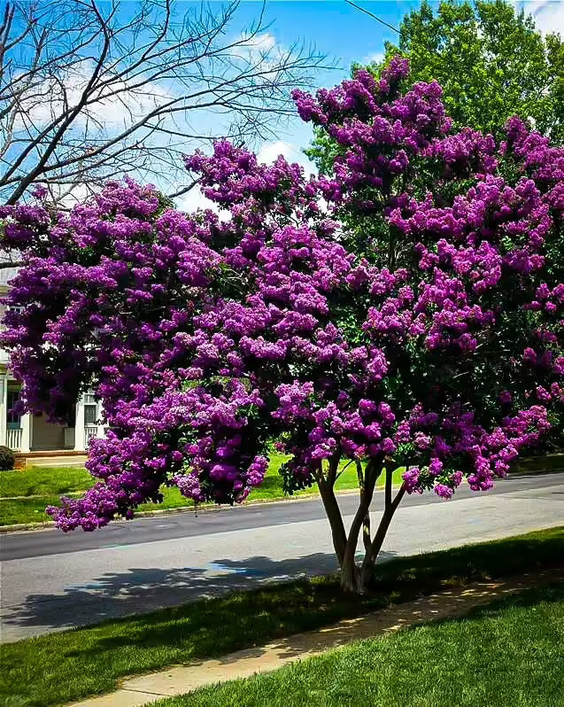 Crepe Myrtle Cuttings (Lagerstroemia indica) – 7 Live Unrooted Cuttings for Rooting, Grafting, or Propagation – Flowering Shrub/Tree