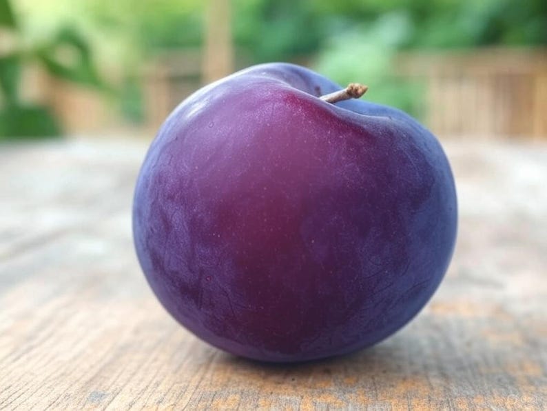 Sapalta Cherry Plum Tree Seedling 12-18" Deep Purple Fruit Prunus x domestica Hybrid Live Plant - No Shipping to CA, HI, OR, WA