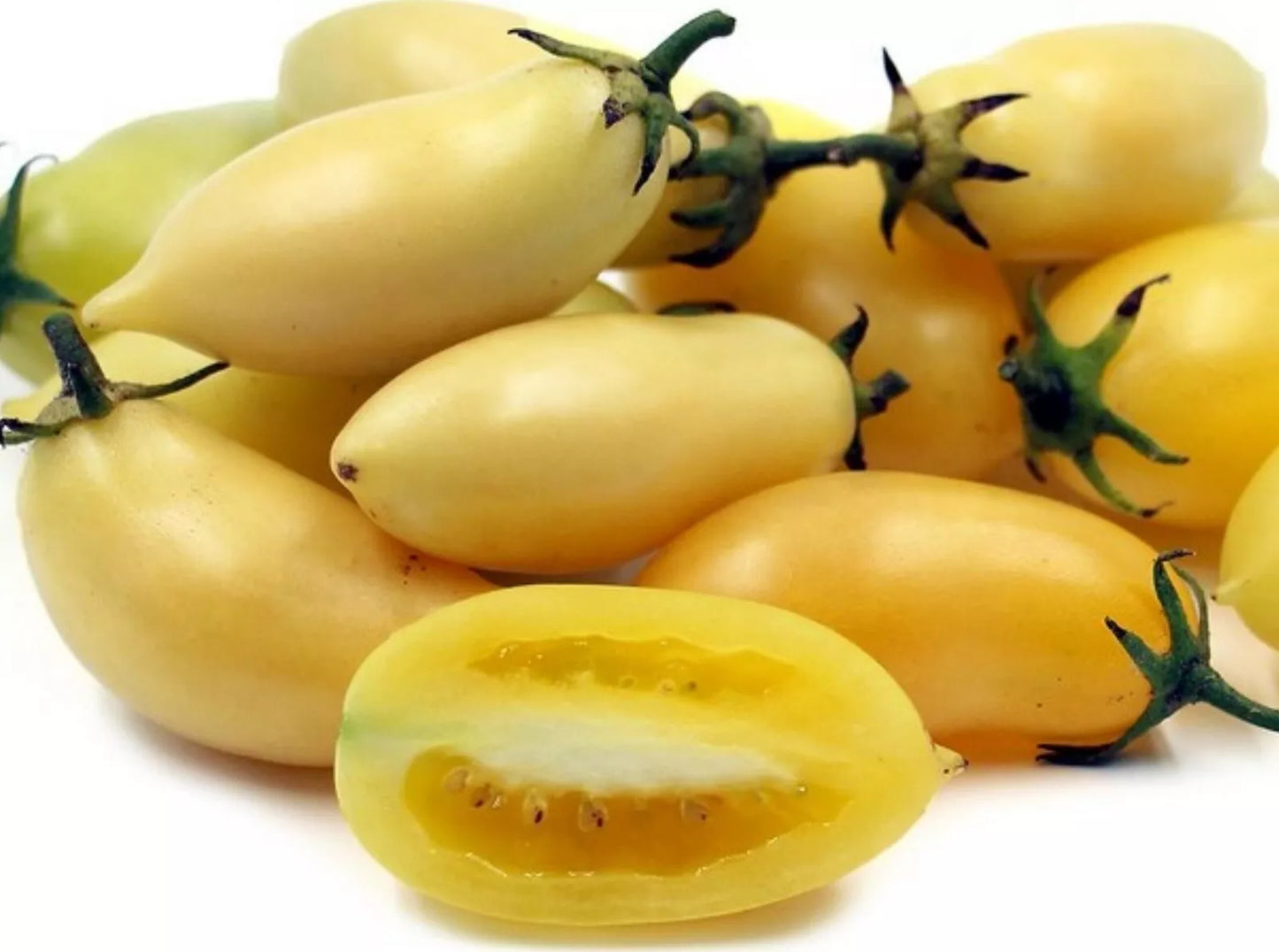 Cream Sausage Tomato Seeds - Heirloom, Organic, Non-GMO - 10+ Rare Seeds (Solanum lycopersicum)