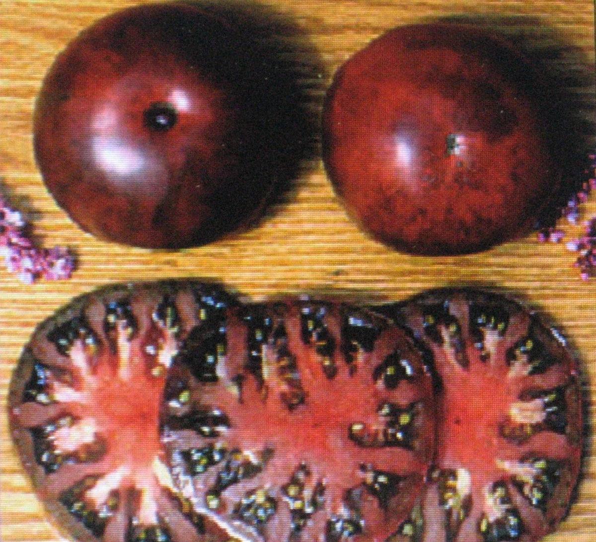 HUGE GOURMET BLACK TOMATO SEEDS - Sweetest Flavor - 25 Seeds - Heirloom Variety (Solanum lycopersicum)