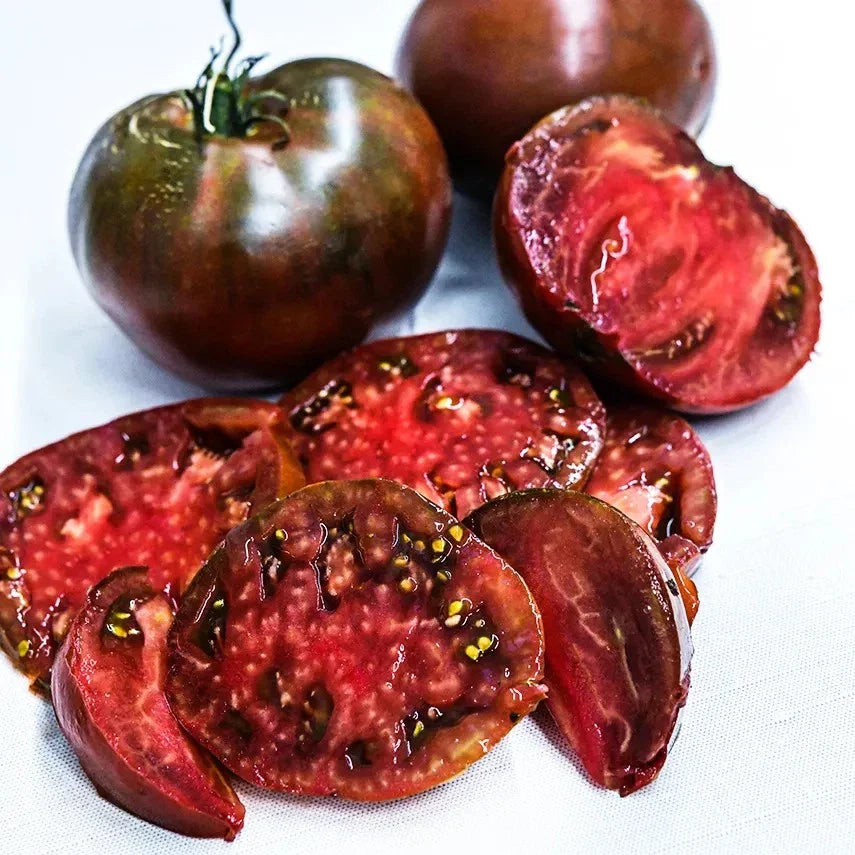 Paul Robinson Tomato Seeds - 30+ Heirloom Organic NON-GMO - Rare Variety for Home Gardening - Lycopersicon esculentum