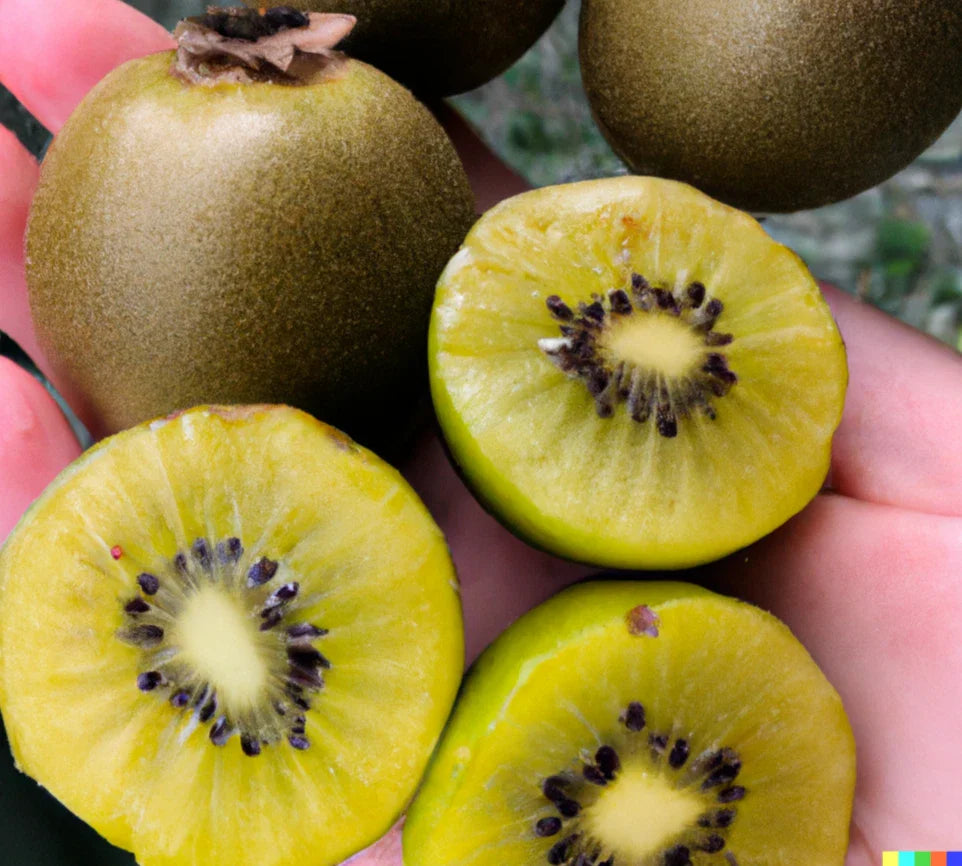 Golden Kiwi Seeds - 50+ Fast Growing Edible Fruit Vine (Actinidia chinensis) for Home Gardening and Orchard Planting