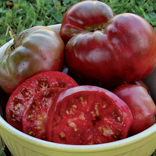 Black Krim Tomato Seeds - Heirloom, Non-GMO, Organic Variety - Perfect for Home Garden - Solanum lycopersicum