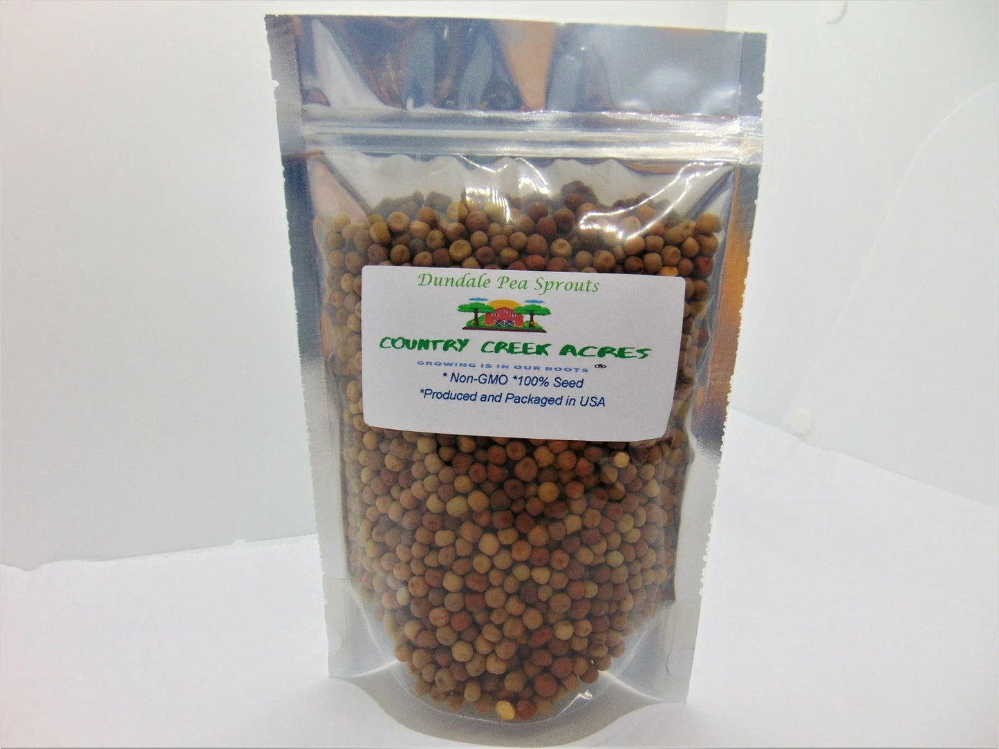 Dundale Pea Sprouting Seeds - 2 Ounce, Non-GMO, High Germination Rate, Pisum sativum