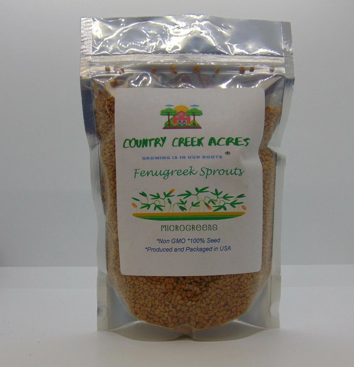 Fenugreek Seeds 16 oz Organic Trigonella foenum-graecum Culinary Herb