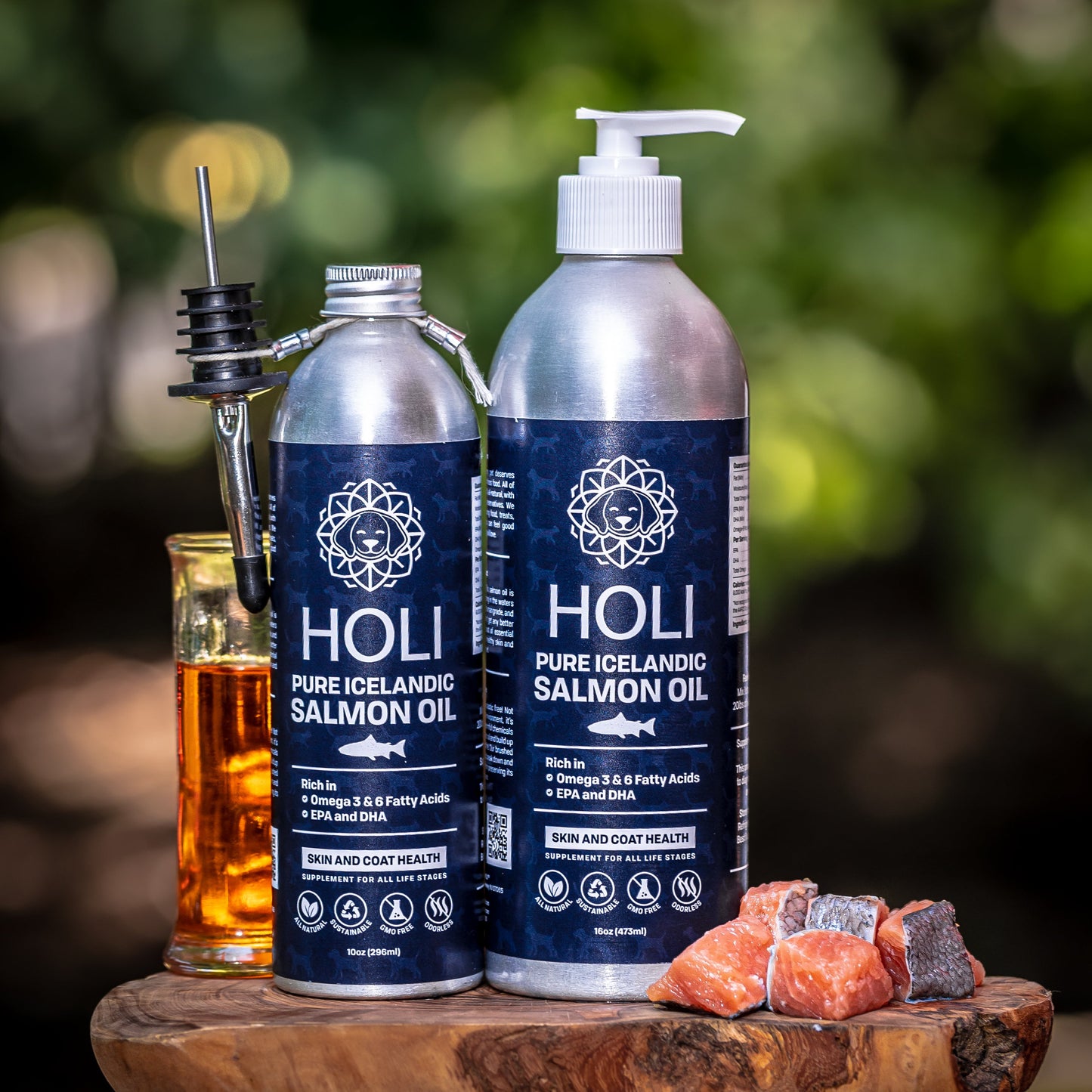 Icelandic Salmon Oil for Dogs and Cats by HOLI