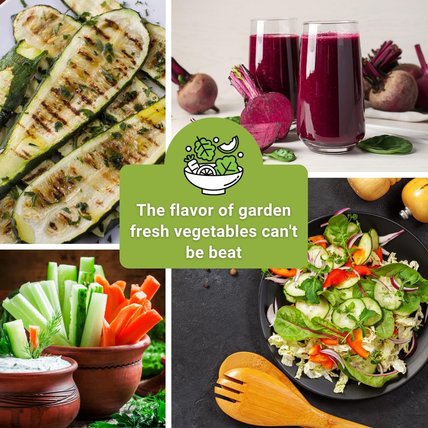 - Classic Vegetable Garden Seed Collection for Planting - Non-Gmo Heirloom Broccoli, Cabbage, Carrot, Cucumber, Eggplant, Kale, Lettuce, Tomato, Peppers, Zucchini, and More