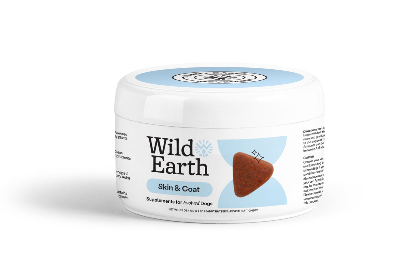 Skin & Coat Dog Supplements by Wild Earth