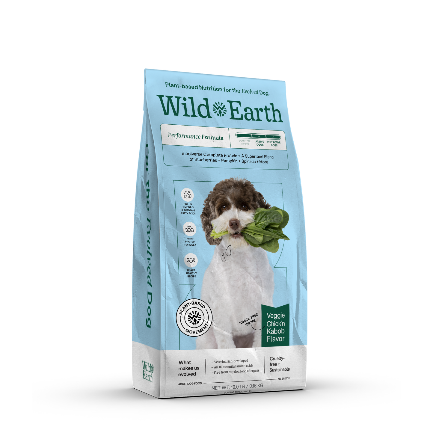 Performance Formula Dog Food by Wild Earth