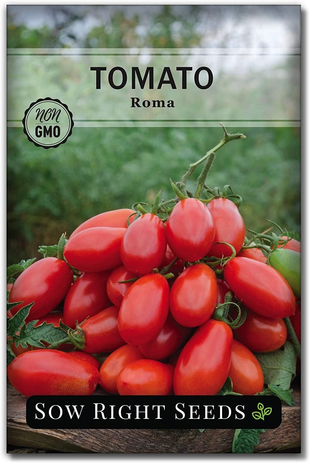 - Roma Tomato Seeds for Planting - Non-Gmo Heirloom Packet with Instructions to Plant a Home Vegetable Garden - Classic Medium Red Tomato - Great for Sauce Making (1)